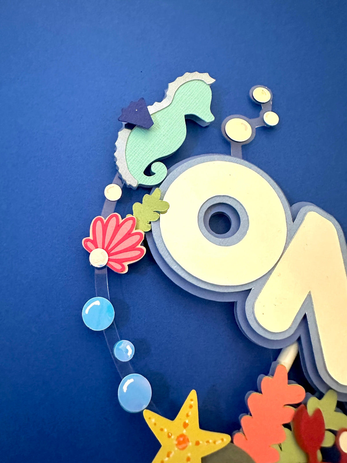 One-der the sea, Baby Sensory, Under the sea, 3d cake topper