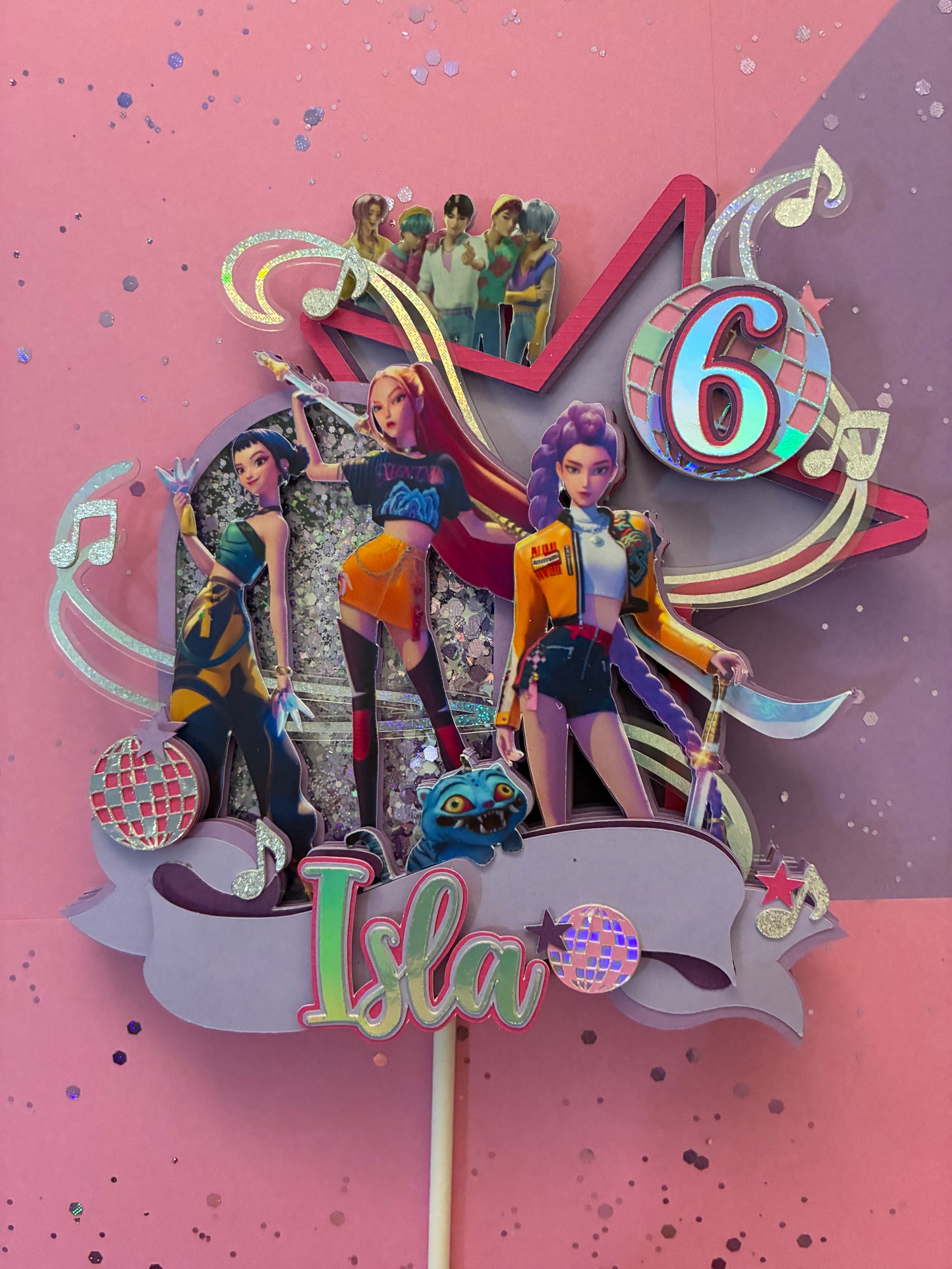 Hunter Girls Cake Topper