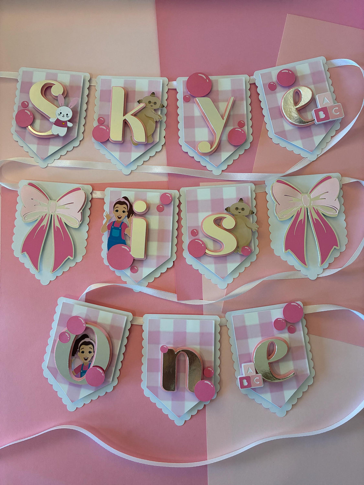 Custom Bunting Banner | 3D Bunting | Personalised