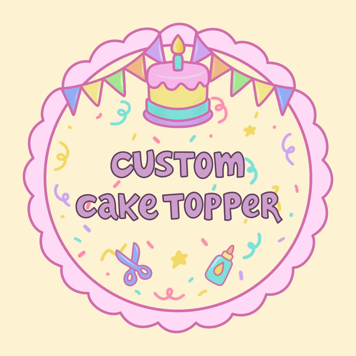 Personalized 3D Cake Topper: Custom Design