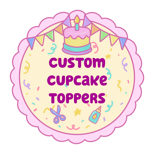 Custom Cupcake Toppers