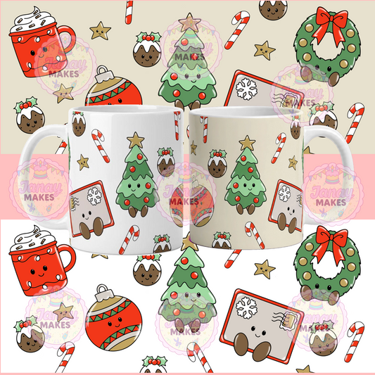 Jelly Christmas 11oz Mug Wrap