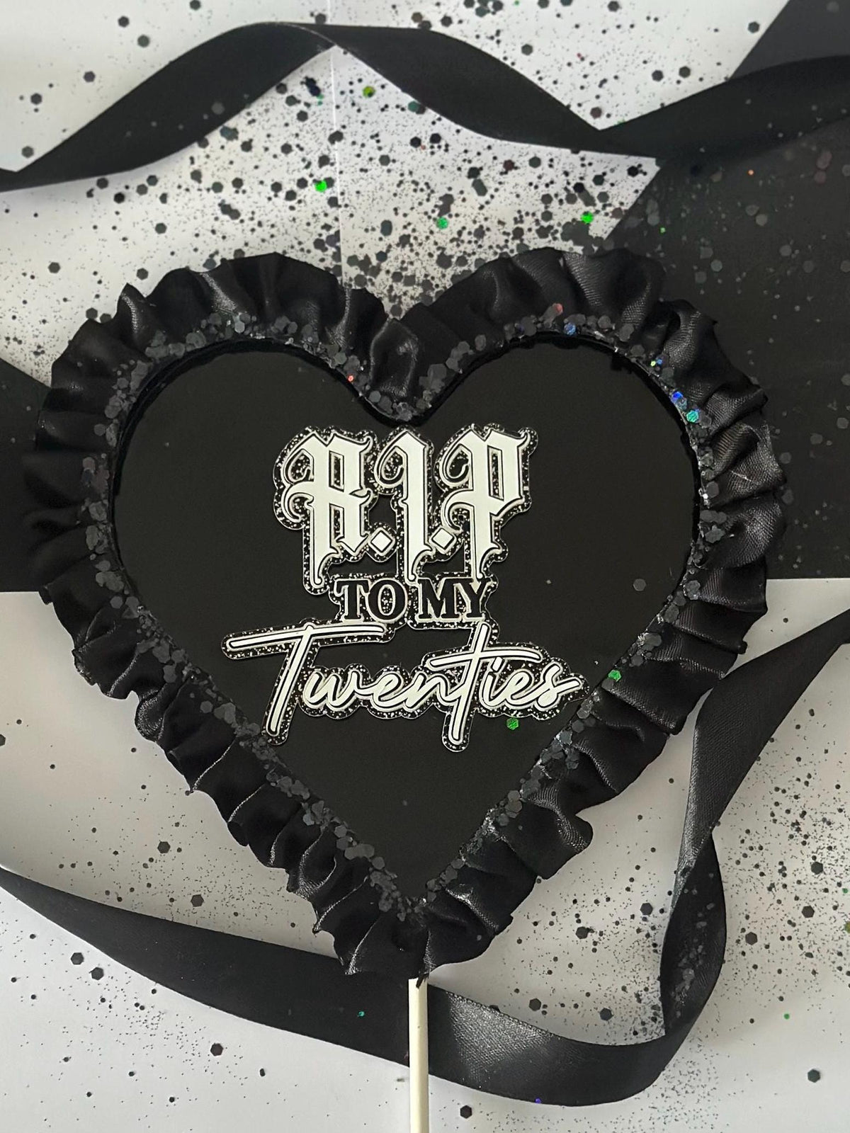 RIP to my 20s, 30s, 40s, Youth, 3d Cake Topper
