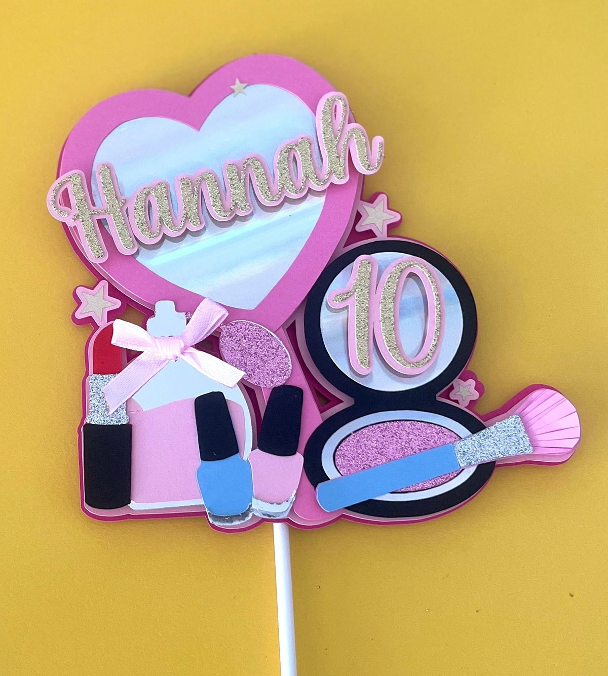 3d Make Up Cake Topper